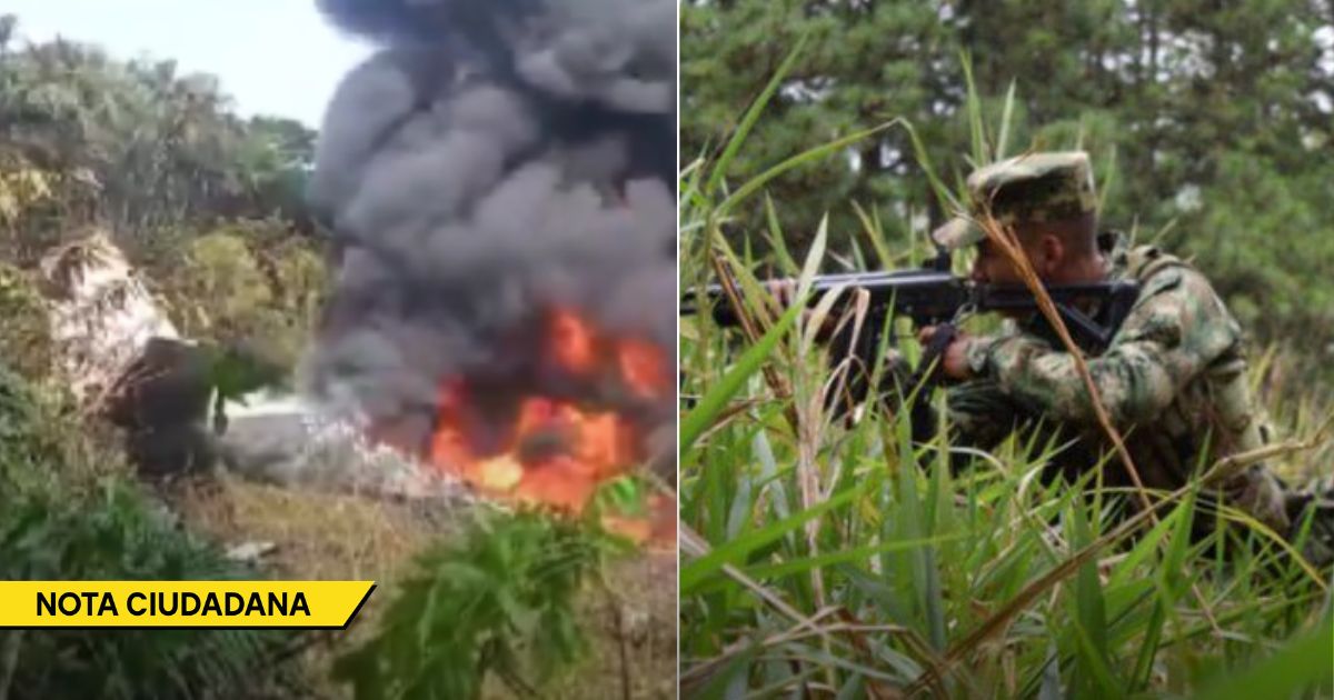  - El trágico fin de semana del Ejército entre la caída de un avión en Putumayo y los combates contra “Mordisco” en Cauca