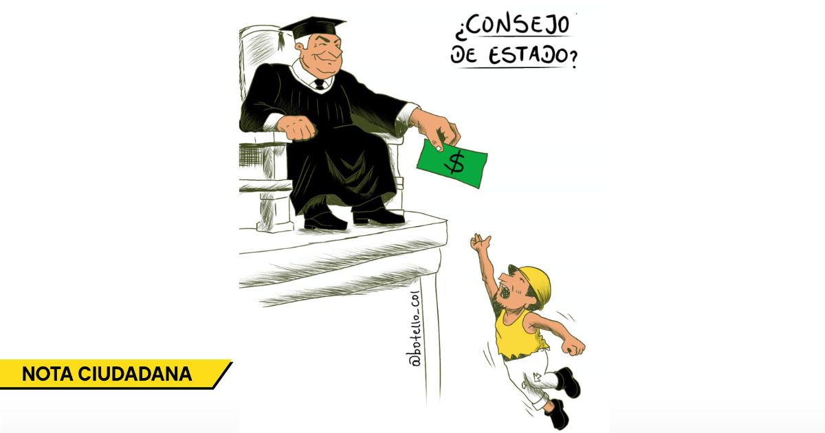  - Caricatura: El mínimo que no da la talla