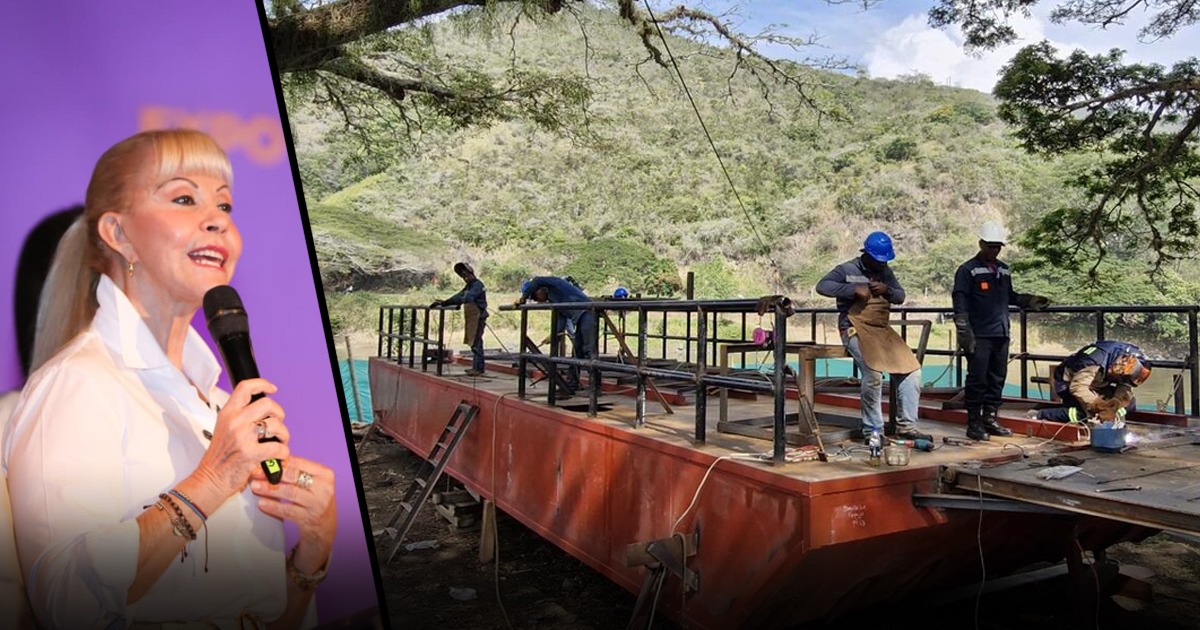  - Nueva barcaza transforma el cruce del río Cauca