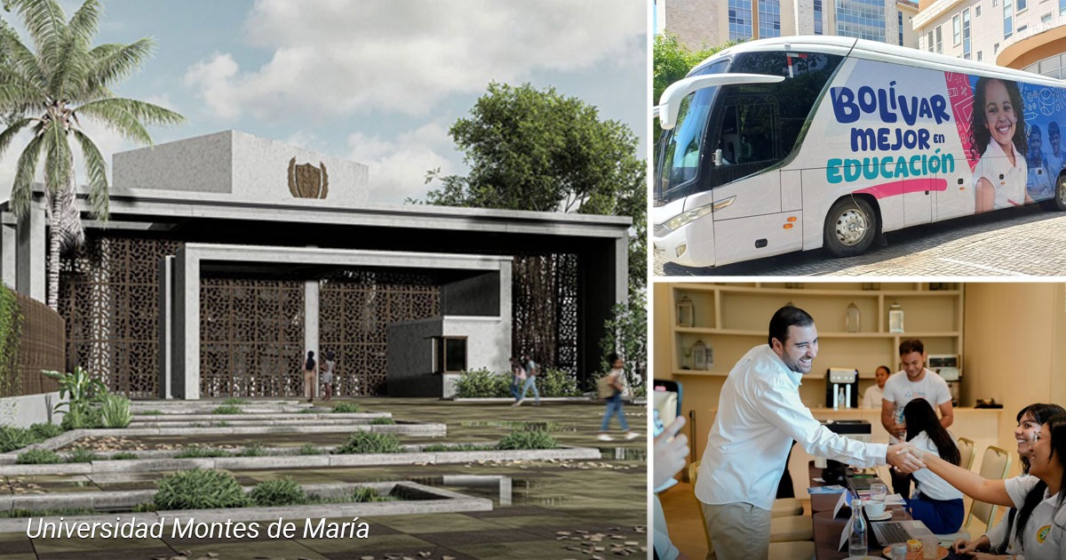  - Con  mil millones de regalías, Bolívar construirá universidad en Montes de María y otros dos proyectos educativos