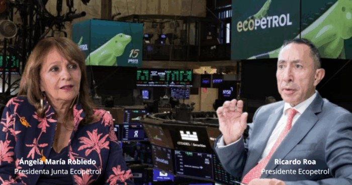Ángela María Robledo y Ricardo Roa de Ecopetrol - Las2orillas.co: Historias, voces y noticias de Colombia