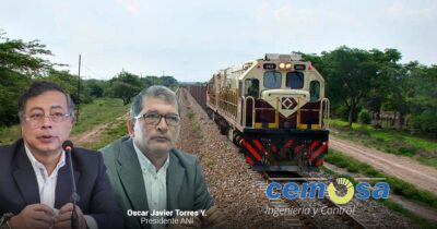 Tomo vida la vía férrea que conecta a Bogotá con Barrancabermeja donde conecta con la Costa