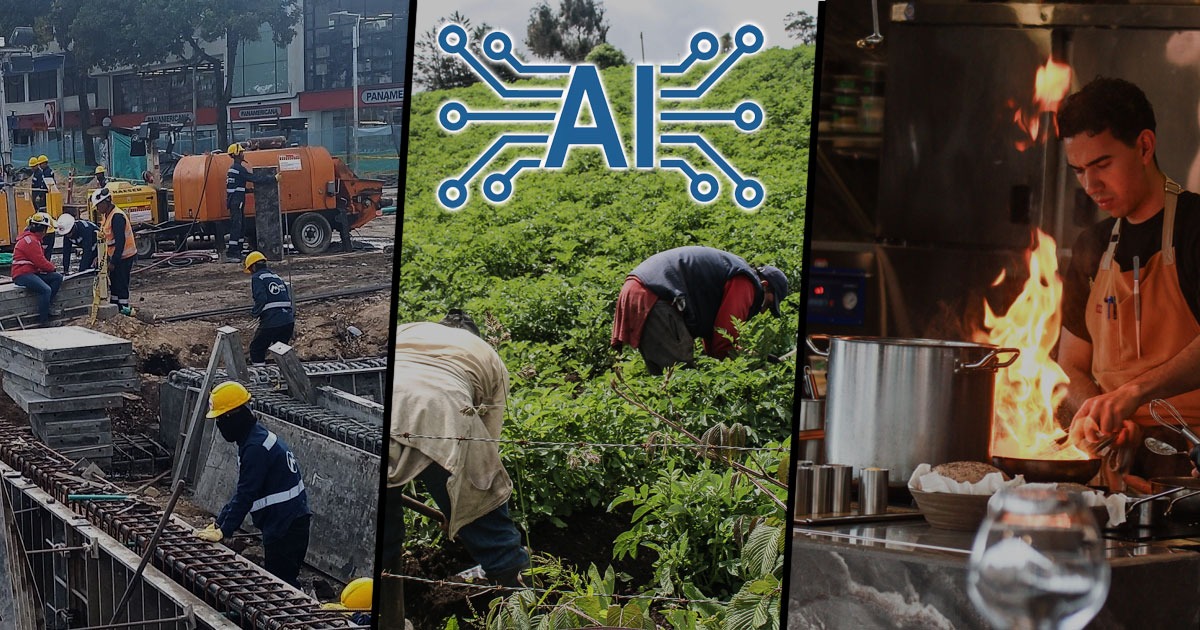 Trabajos que luchan contra la inteligencia artificial - Los trabajos menos amenazados por la inteligencia artificial y que son muy comunes entre los colombianos