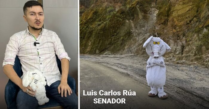 Luis Carlos Rúa, senador conocido por su trabajo como Elefante Blanco - Las2orillas.co: Historias, voces y noticias de Colombia
