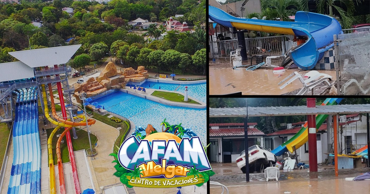  - Así fue como el desbordamiento de una quebrada dañó el inicio de la Semana Santa en Melgar