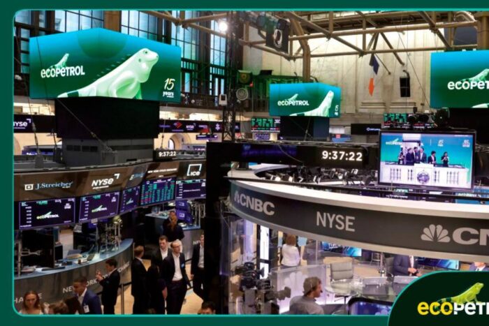 Ecopetrol, empresa presidida por Ricardo Roa y con Ángela María Robledo en la cabeza de la Junta Directiva, en la bolsa de Nueva York