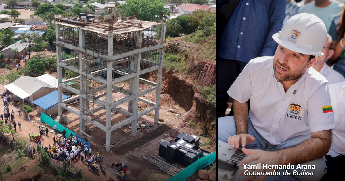  - El acueducto que funcionará con paneles solares y que promete cambiar la vida en el sur de Bolívar