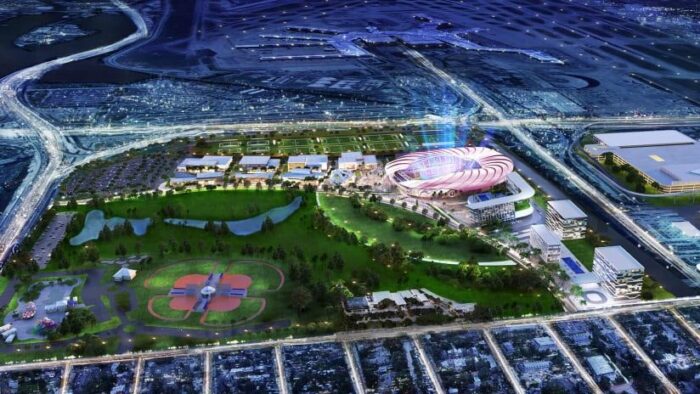  - David Vélez se la jugó a lo grande y llevó Nubank al estadio donde jugará Messi en Miami