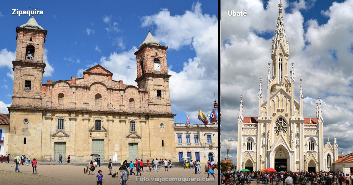  - El plan perfecto para semana santa es visitar 4 iglesias antiguas de 4 municipios cercanos a Bogotá