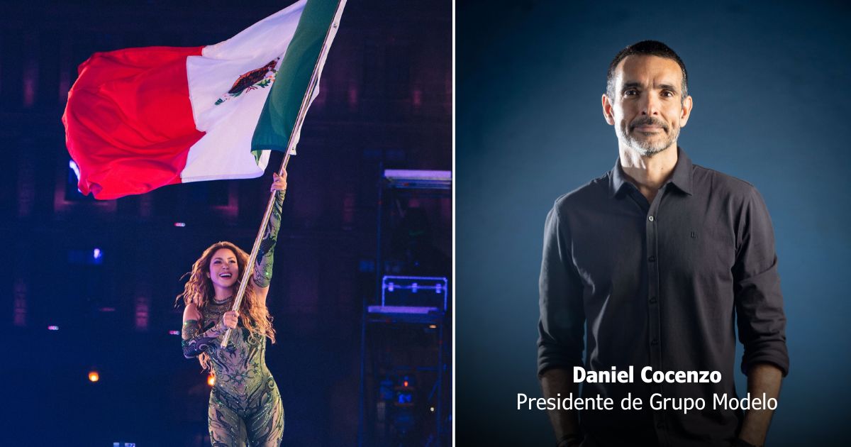  - El poderoso grupo cervecero detrás del megaconcierto de Shakira en el Zócalo de México que reunió 400 mil personas