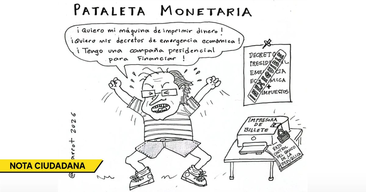  - Caricatura: Las pataletas de Petro