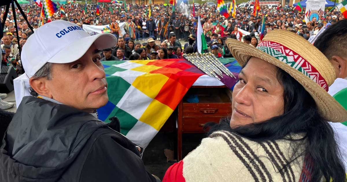  - El senador Alexander López repite con Aida Quilcue las estrategia que siguió con la vicepresidenta Francia Márquez