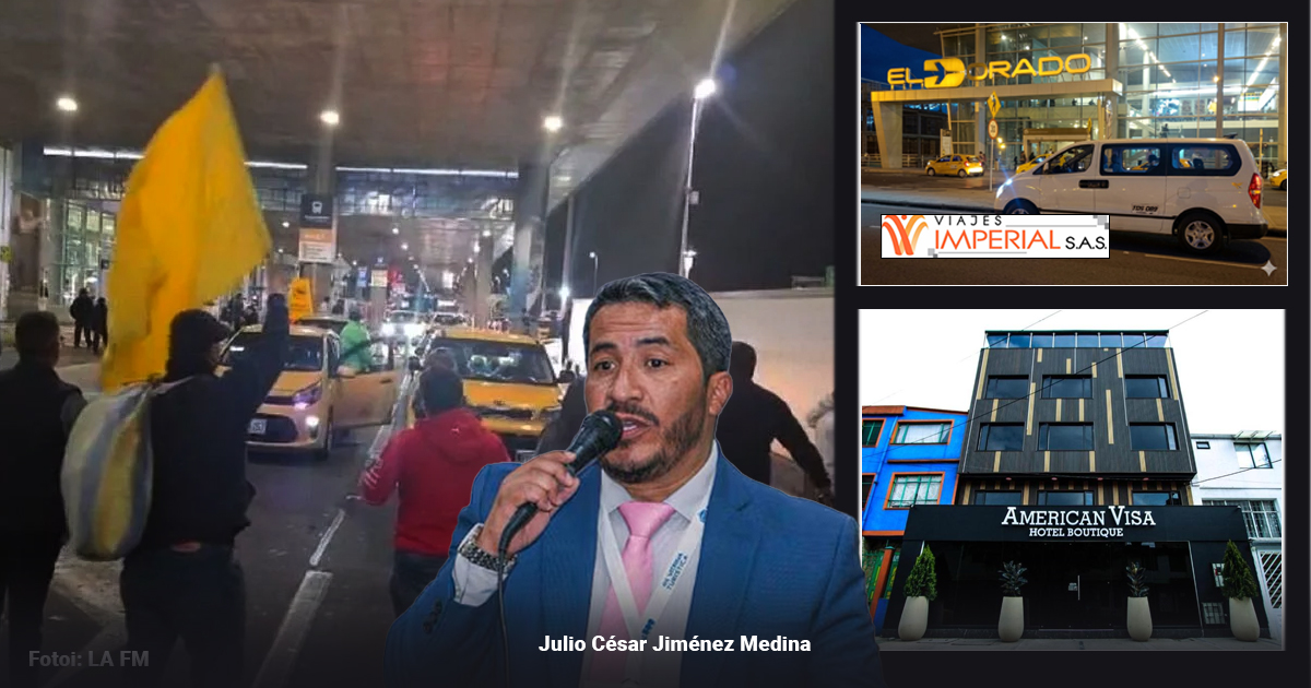  - El poderoso taxista que traicionó a su gremio, les montó competencia y causó la protesta en el Aeropuerto El Dorado