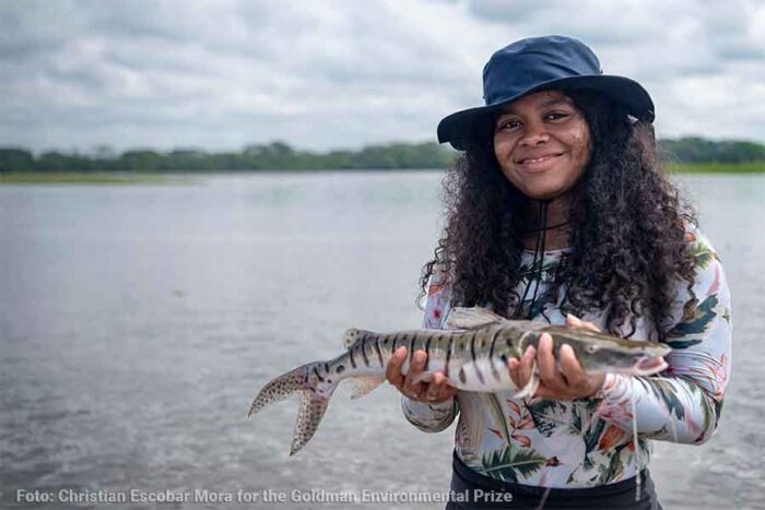 Una joven ambientalista resultó premiada por defender el suelo de Puerto Wilches de las gigantes petroleras