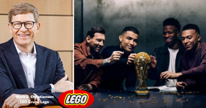  - La proeza de Lego de juntar las 4 estrellas del futbol mundial para un comercial, pero les costo una fortuna