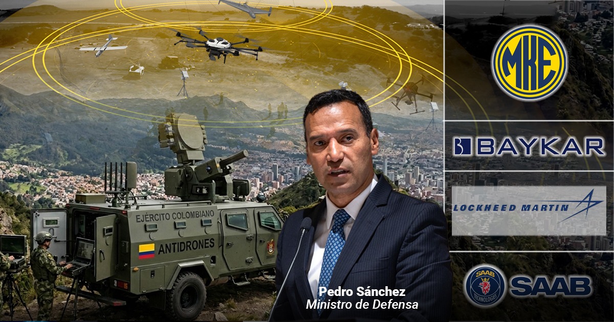  - A punto de cerrarse licitación de $ 6.2 para montar sistema antidrones en Colombia, dos empresas turcas pisan duro.