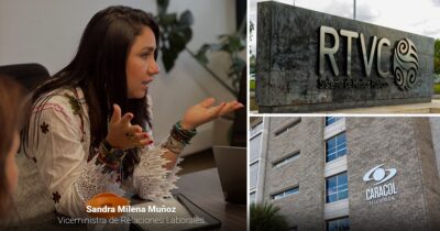 Sandra Muñoz, viceministra del Trabajo, encargada del caso de Caracol y RCN - Las2orillas.co: Historias, voces y noticias de Colombia
