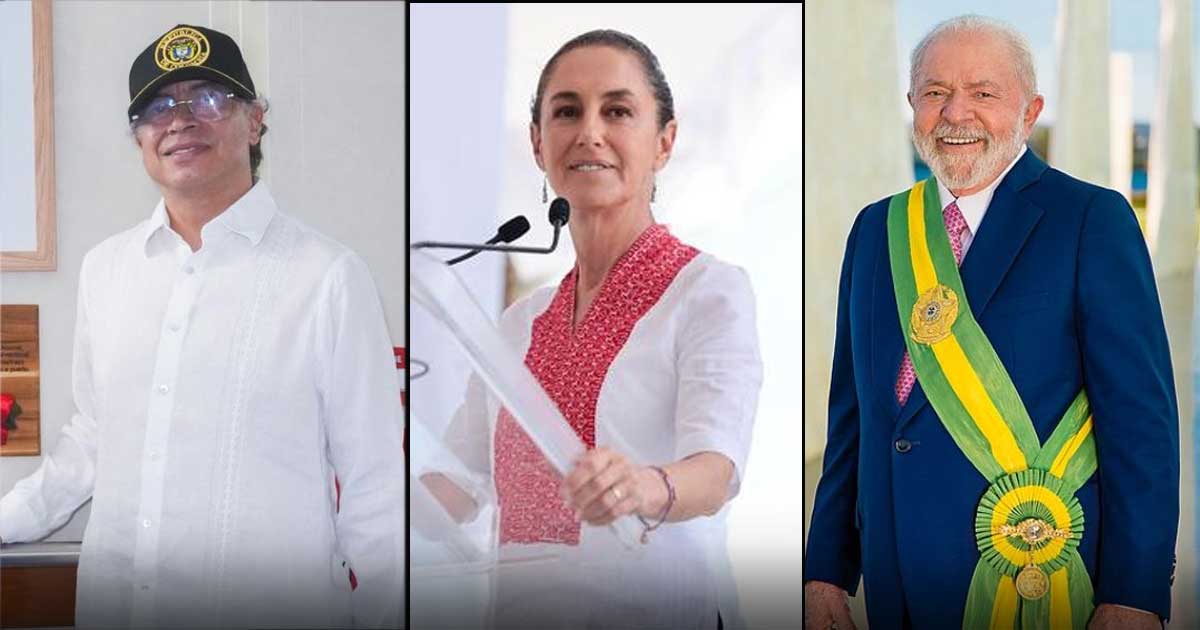  - Petro, Lula y Claudia Sheinbaum en la cumbre de los Progresistas en España y ausentes de la convocada por Trump