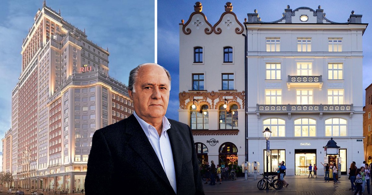  - La fortuna de Amancio Ortega no se debe solo a Zara, sino también a los edificios que tiene en las capitales del mundo