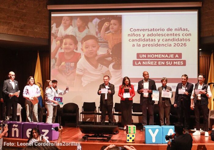 Niños y niñas pusieron sobre la mesa el gasto público y la educación en conversación con candidatos a la Presidencia