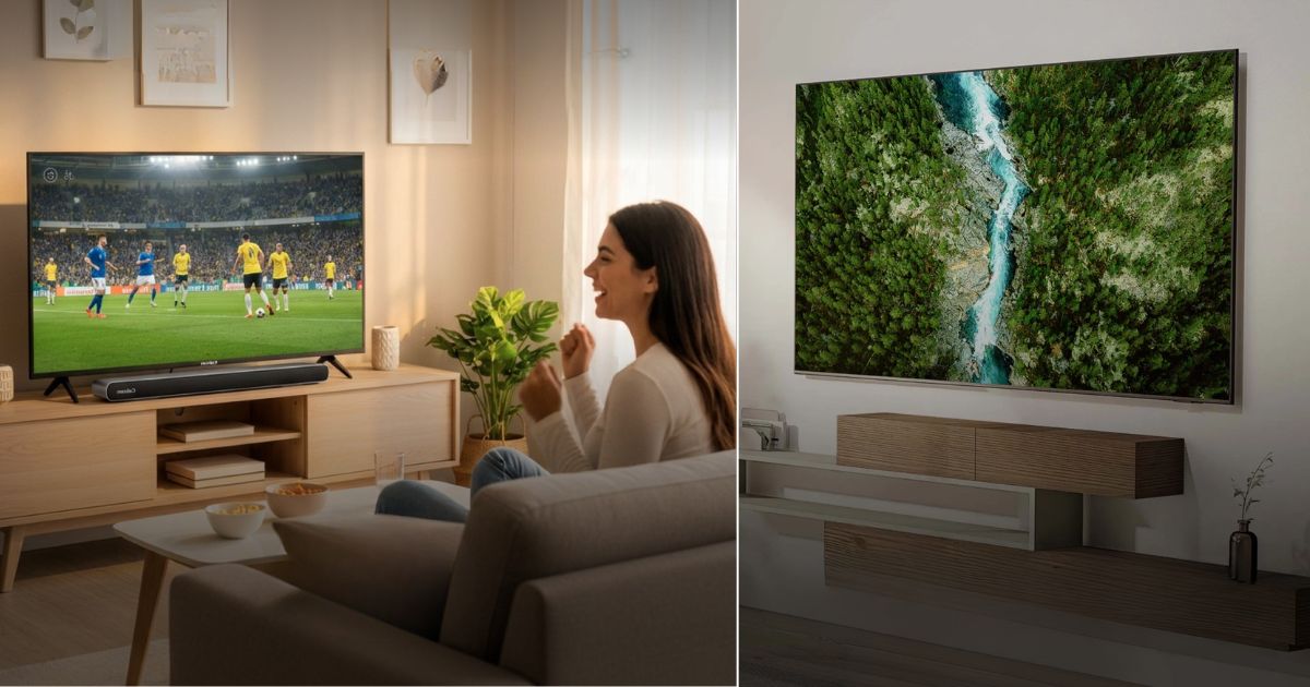  - Tres televisores con descuento e ideales para disfrutar los partidos del Mundial 2026