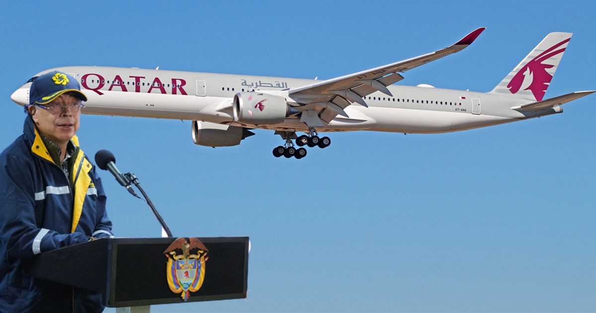  - Los viajes de Petro a Oriente Medio dieron frutos y ahora Qatar Airways volará desde El Dorado