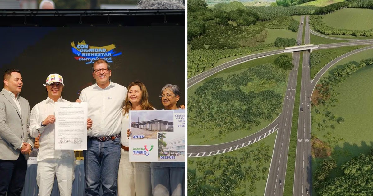  - Petro dejó amarrado el contrato con los británicos de 8.8 billones para la vía Popayán y Pasto