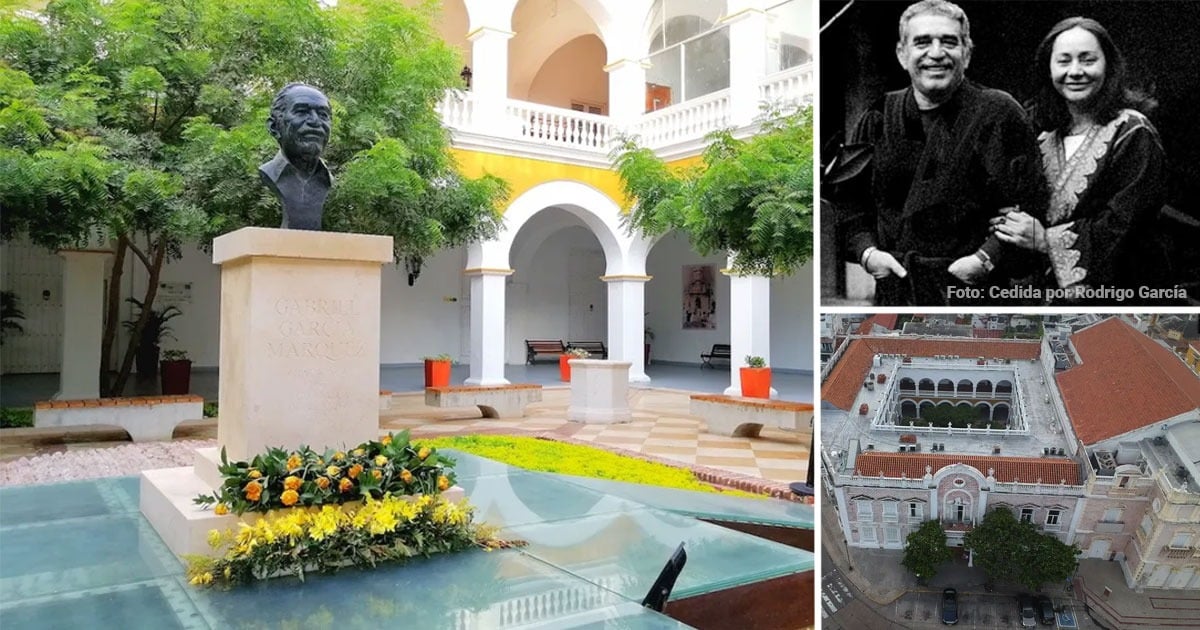 Tumba de Gabo en Cartagena - Por qué terminaron en un antiguo colegio colonial de Cartagena las cenizas de Gabo y su esposa