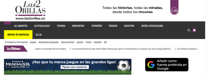 Google cambió las reglas: así puede añadir a Las2orillas a sus fuentes preferidas para ver noticias reales y originales - Google cambió las reglas: así puede añadir a Las2orillas a sus fuentes preferidas para ver noticias reales y originales