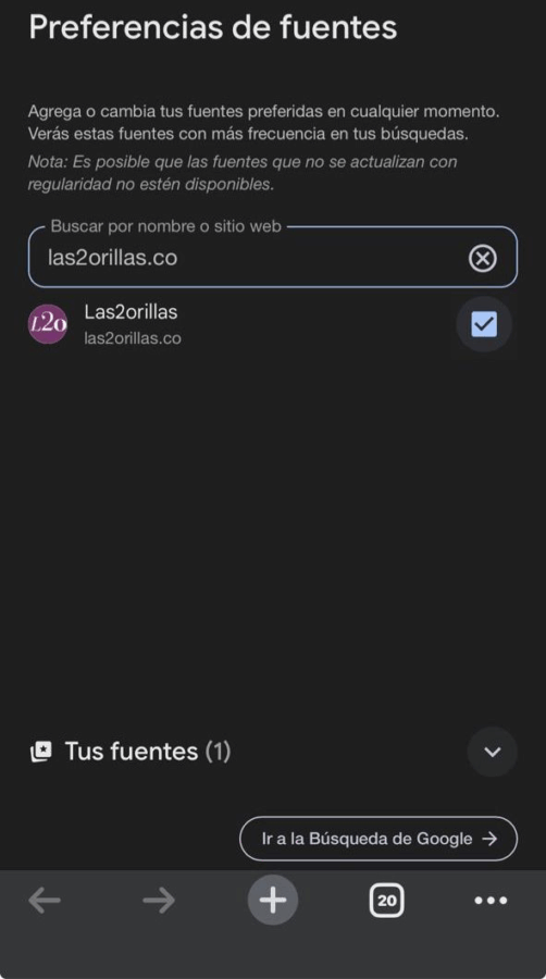 Google cambió las reglas: así puede añadir a Las2orillas a sus fuentes preferidas para ver noticias reales y originales - Google cambió las reglas: así puede añadir a Las2orillas a sus fuentes preferidas para ver noticias reales y originales