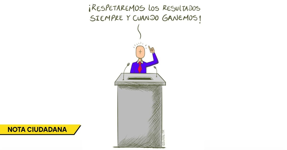  - Caricatura: Se enredaron las elecciones por la Presidencia