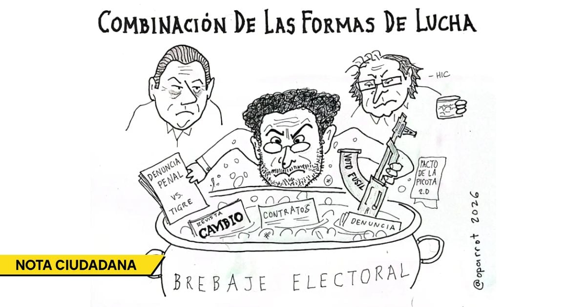  - Caricatura: El brebaje electoral de Iván Cepeda