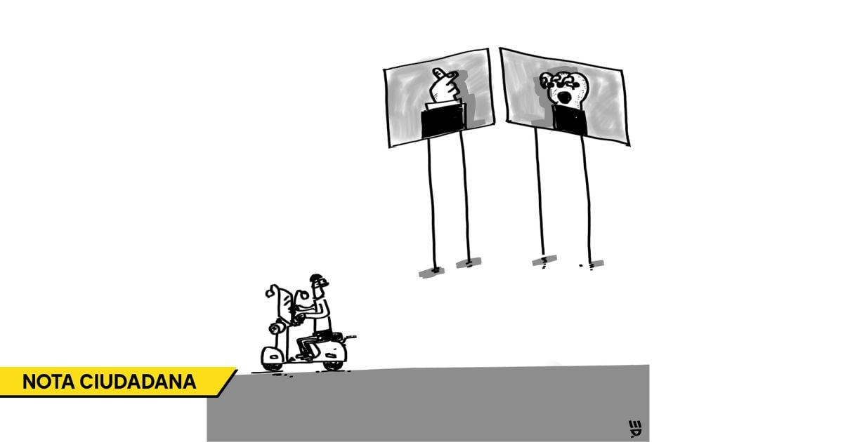  - Caricatura: Manos enemigas