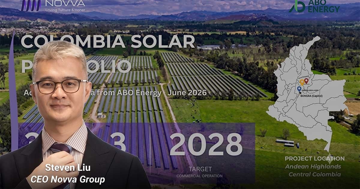  - Un gigante con sede en Hong Kong aterriza en el negocio de energía renovable en Colombia