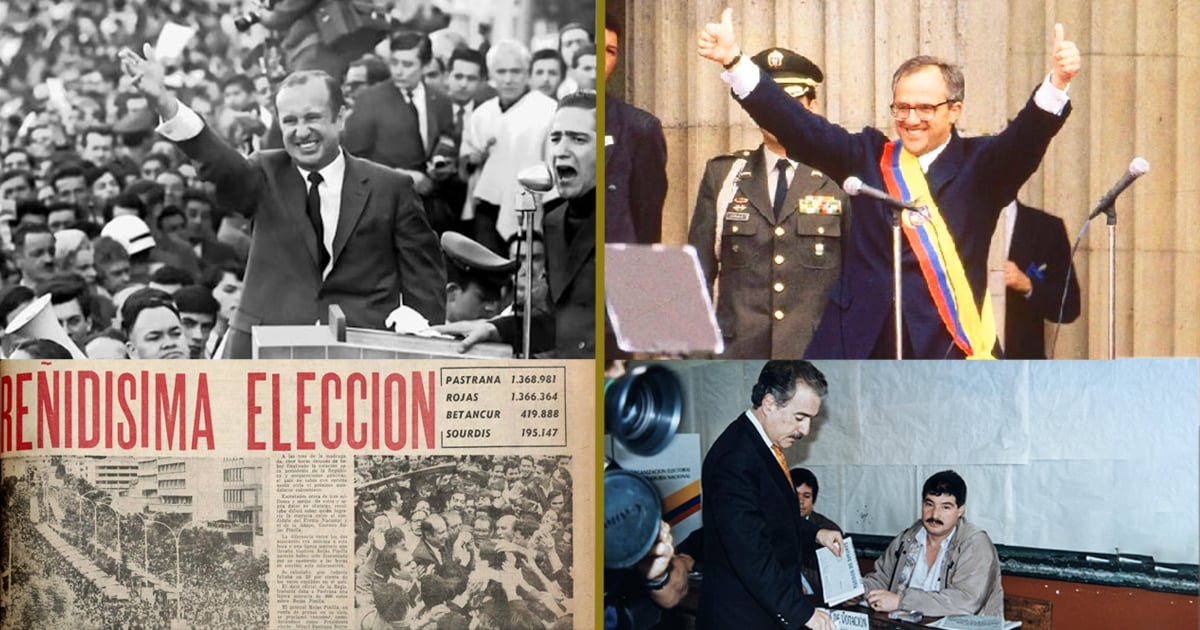  - Misael Pastrana, Turbay y Samper lograron la presidencia con una diferencia menor a la de Abelardo y Cepeda