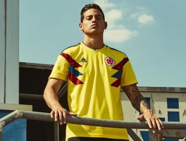 La empresa caleña que estuvo en la primera victoria de Colombia en el Mundial 2026 y en el triplete de Messi Foto de la camiseta de la Selección Colombia en 2018. Foto: Adidas