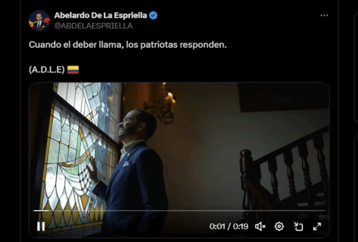  - El camino de Abelardo De la Espriella para lograr la presidencia de Colombia en 6 meses