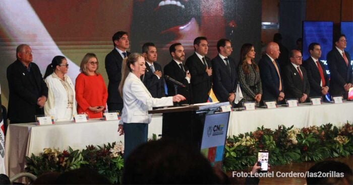  - El desplante de tres magistrados del Consejo Nacional Electoral con el presidente electo