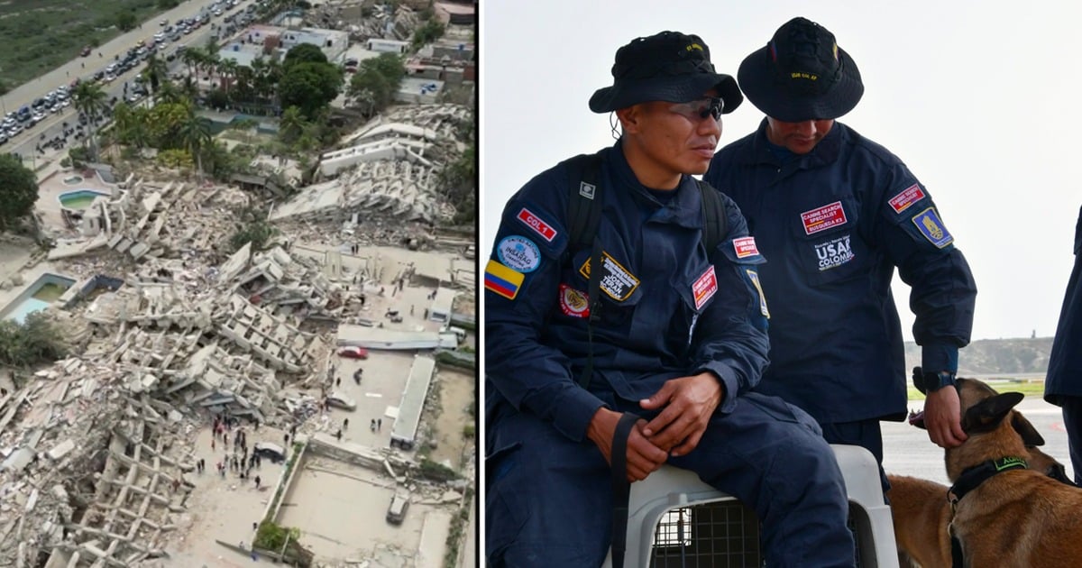  - 60 expertos colombianos en salvar vidas en medio de escombros aterrizaron en Caracas