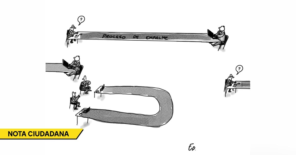  - Caricatura: Un proceso con muchas vueltas