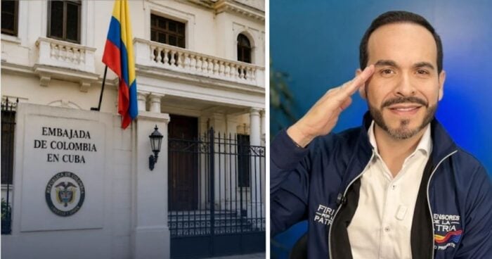  - El adiós del embajador José Noe Ríos quien cerrará las puertas de la embajada en Cuba por decisión de De la Espriella