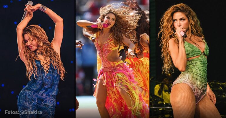 La exigente rutina de shakira para mantener su cuerpazo a los 49 años La exigente rutina de shakira para mantener su cuerpazo a los 49 años Three-panel collage of a female pop singer performing on stage in blue, pink, and green outfits before a live audience. - La exigente rutina de shakira para mantener su cuerpazo a los 49 años La exigente rutina de shakira para mantener su cuerpazo a los 49 años