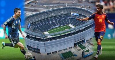 Este es el estadio MetLife, el gigante de Nueva Jersey al que le caben 82 mil asistentes donde se jugará la final