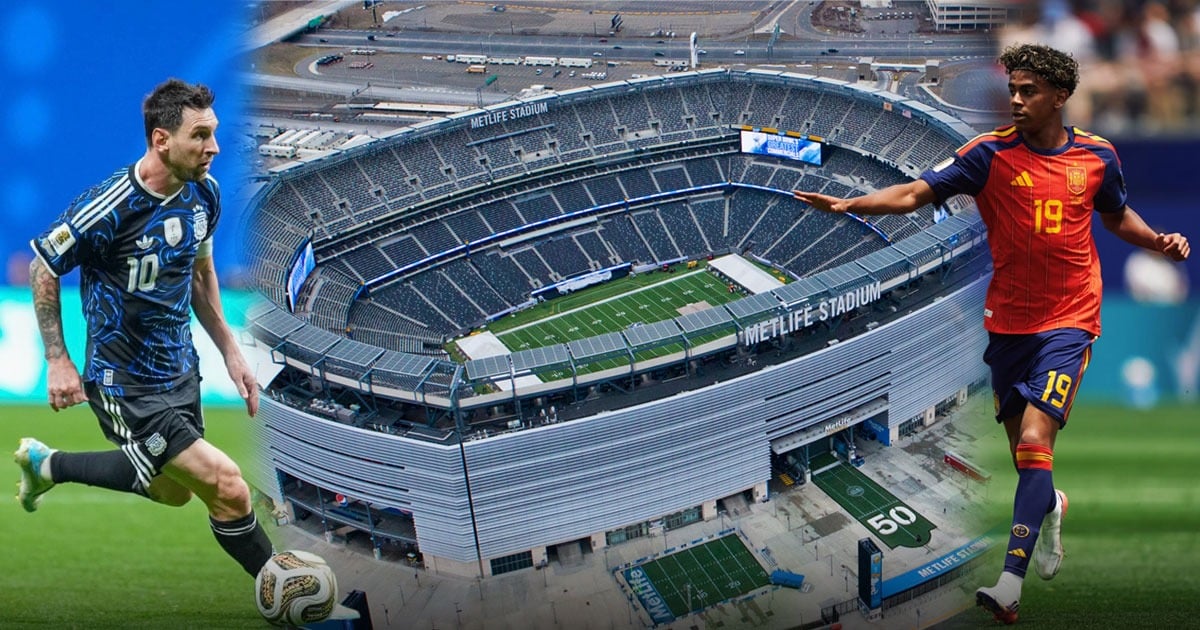  - Este es el estadio MetLife, el gigante de Nueva Jersey al que le caben 82 mil asistentes donde se jugará la final