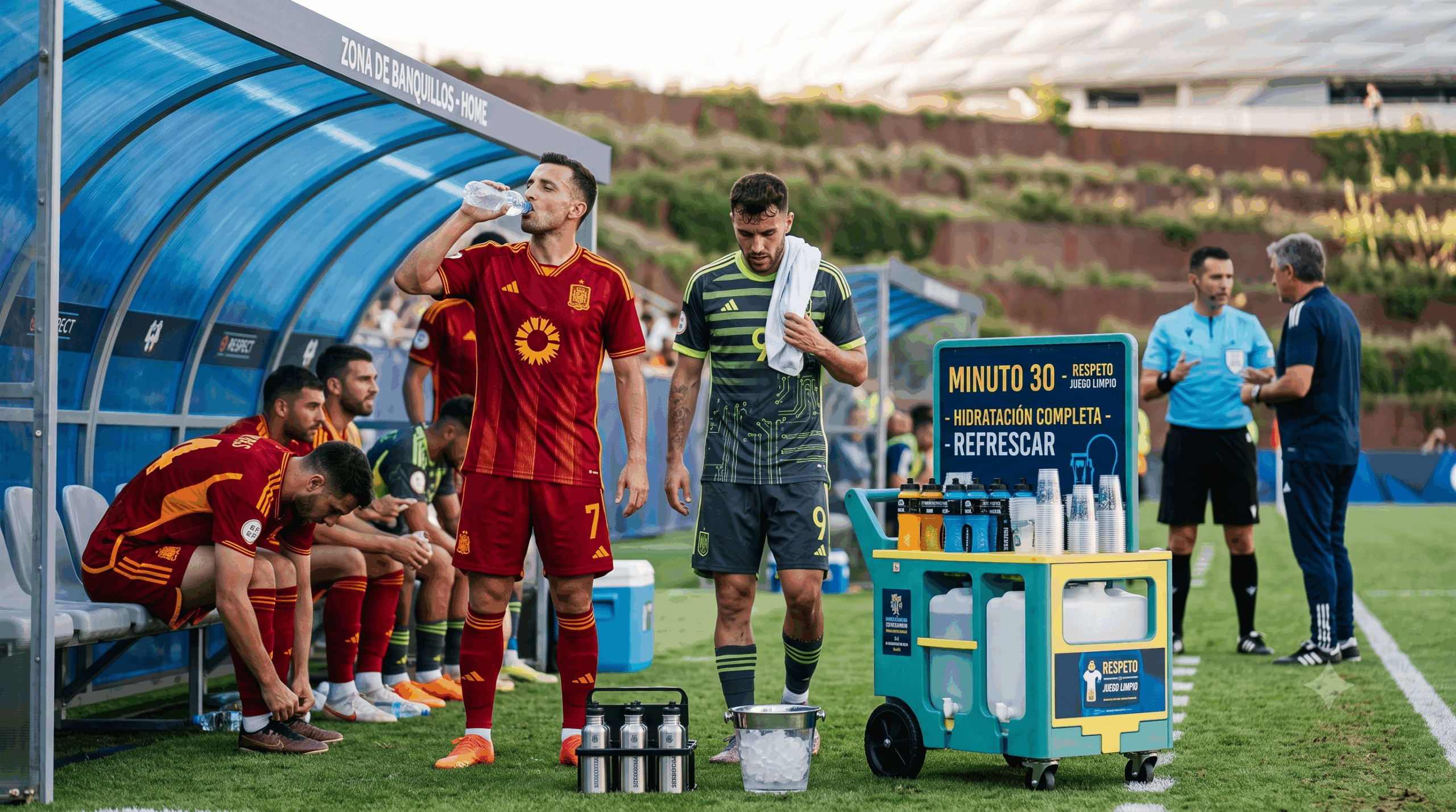Las pausas de hidratación cambiaron el fútbol: la ciencia detrás de esos dos minutos - Las pausas de hidratación cambiaron el fútbol: la ciencia detrás de esos dos minutos