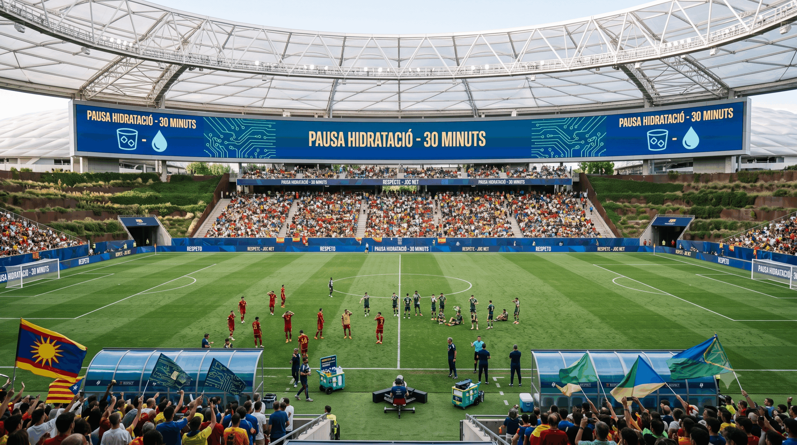 Las pausas de hidratación cambiaron el fútbol: la ciencia detrás de esos dos minutos - Las pausas de hidratación cambiaron el fútbol: la ciencia detrás de esos dos minutos