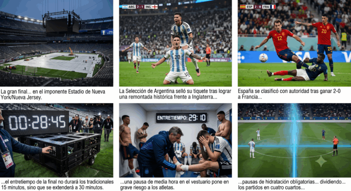 El polémico cambio en la final del campeonato mundial del fútbol que le puede hacer daño a los jugadores Controversia por show de mediotiempo del torneo de fútbol más importante del mundo.