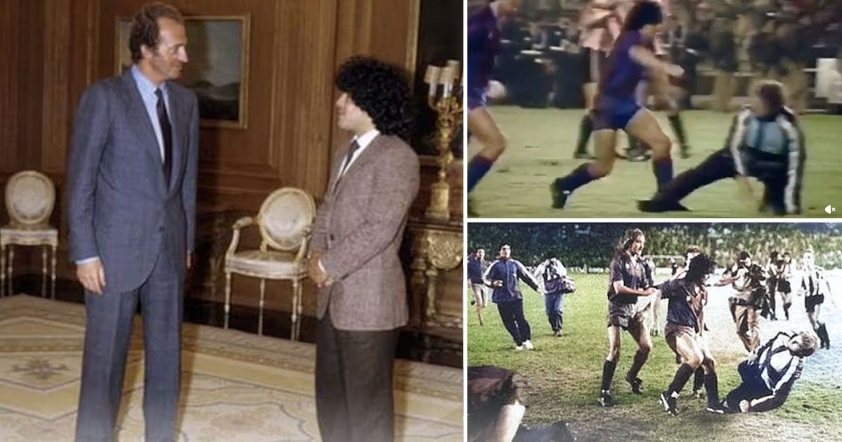  - El día en que Maradona avergonzó al rey de España y salió por la puerta de atrás del Bernabéu