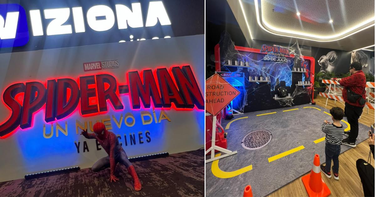 Spider Day en Viziona Cines - Spider-Man aterrizó en Bogotá con un evento interactivo que acompañó el estreno de su nueva película