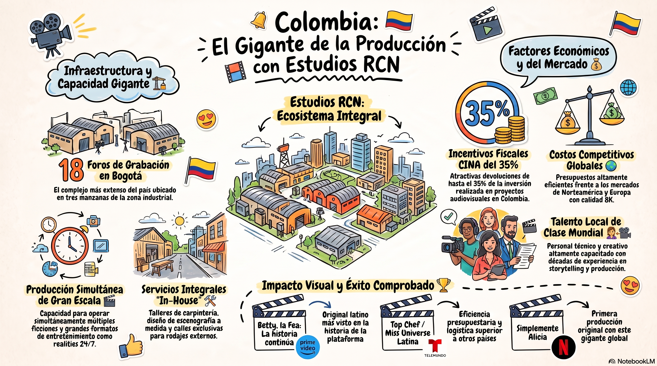 El otro gigante negocio de los Ardila: alquilar estudios, cámaras y unidades de grabación de RCN RCN Estudios se consolida como líder en producción.